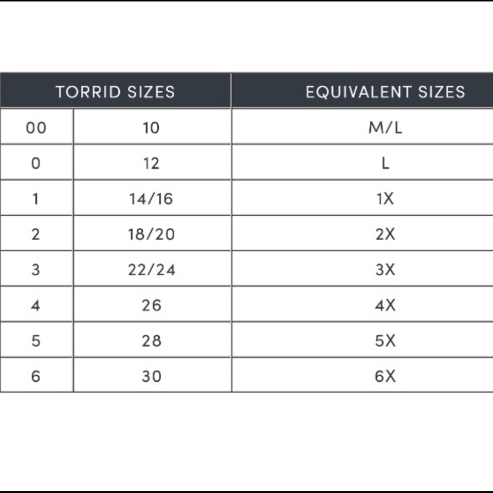 NWT TORRID #THESECURVES SLIM FIT CREW TEE - BLACK - Picture 4 of 4